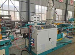 HDPE 110mm Single Wall Corrugated Pipe Extruder Extrusion Line