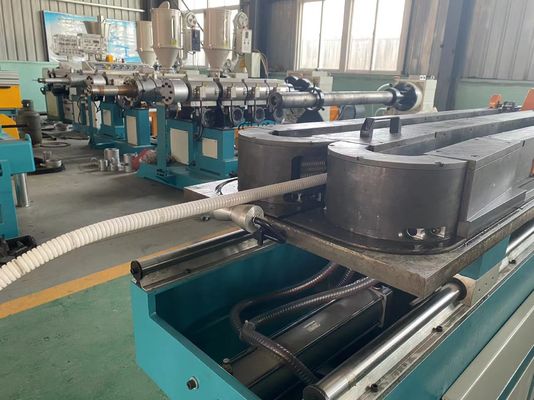 PE Single Wall Corrugated Pipe Line For Making The Electric Wire Sheath